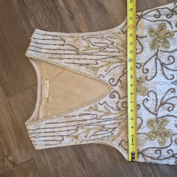 XS-M SPELL Spell & the Gypsy Collective Elsa Sequin Mini Dress in Eggnog - Picture 8 of 16